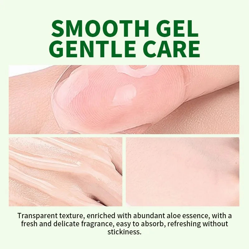 Aloe Gel Moisturizing Scrub Free Facial Mask Night Repairing Face Cream Control Oil Shrink Pores Repair After Sun Exposure