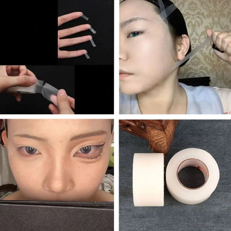 8M/Roll PE Facial Tape Breathable Lift Wrinkles Cosplay Makeup Tape Beauty Makeup Tool Transparent V-Line Face Lift Tape