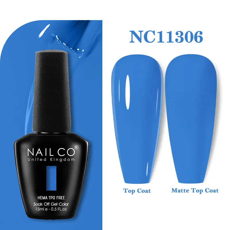 NAILCO 15ml TPO-Free Nail Gel Polish Vernis Semi Permanent Nails Art Manicure Design Hybrid Remover Gel Top Coat Ongle Gel UV