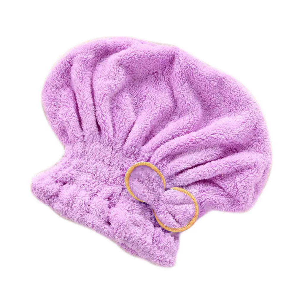 Soft Microfiber Quick Dry Hair Hat for Women Men Unisex Lightweight Towel Turban for Swimming Shower Yoga