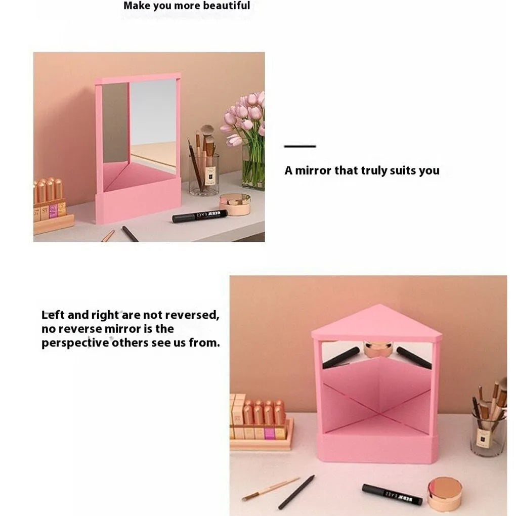 Professional True Mirror Non Reversing Mirror Clear Inverted Mirror Cosmetic Mirror For Cosmetic Makeup Vanity Table Bedroom