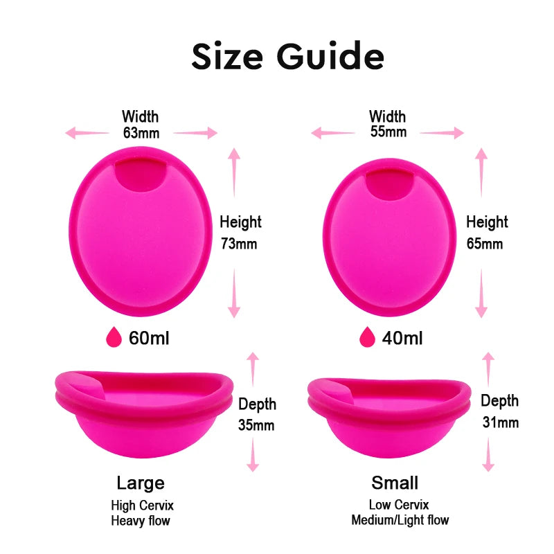 10pcs Flat Menstrual Cups Medical Silicone Period Disk Menstruation Collector Menstrual Disc Reusable Disco Femenino