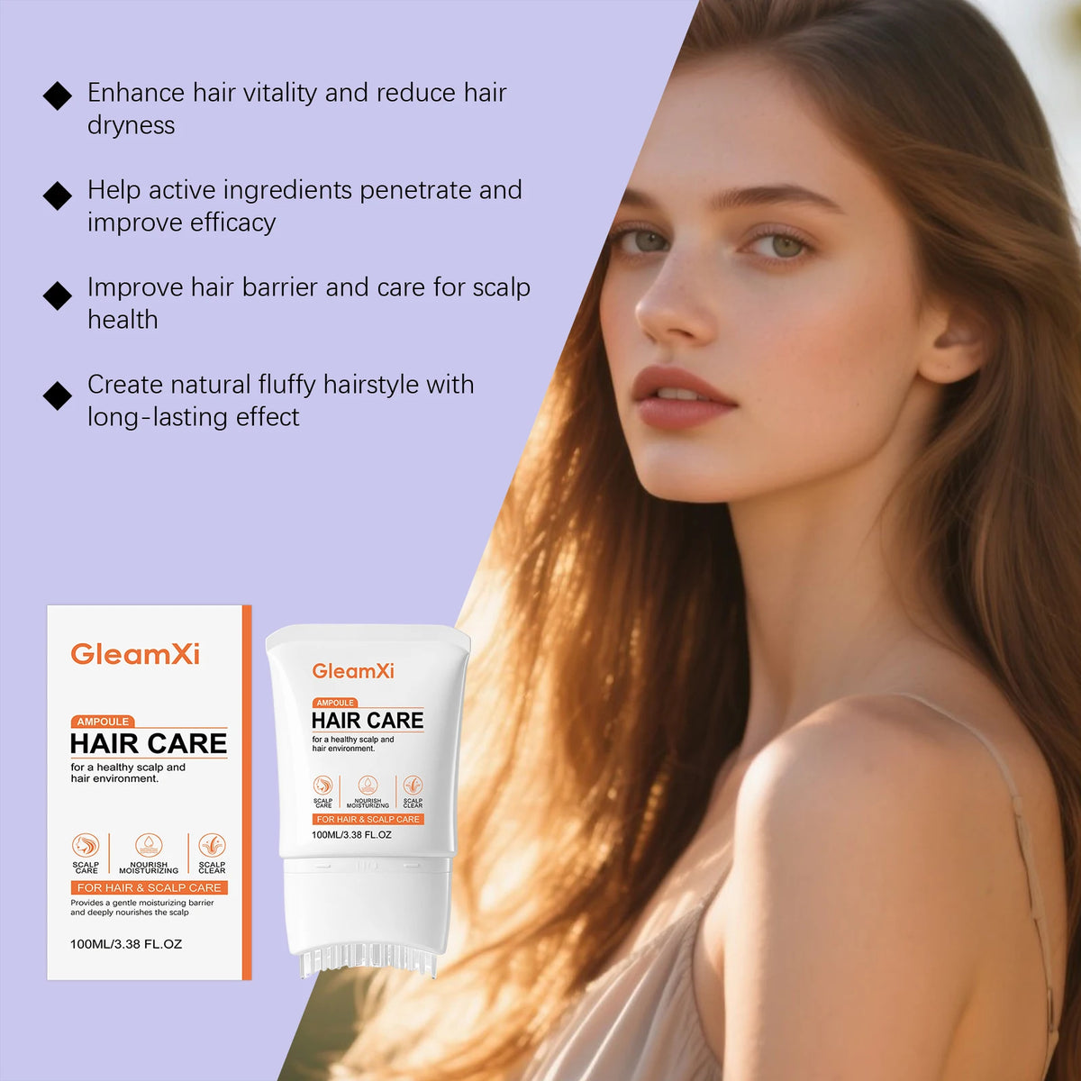 Volumizing Hair Serum Deeply Nourishing Moisturizing Softening Repair Damaged Hairs Refreshing Smooth Shine Hair Conditioner