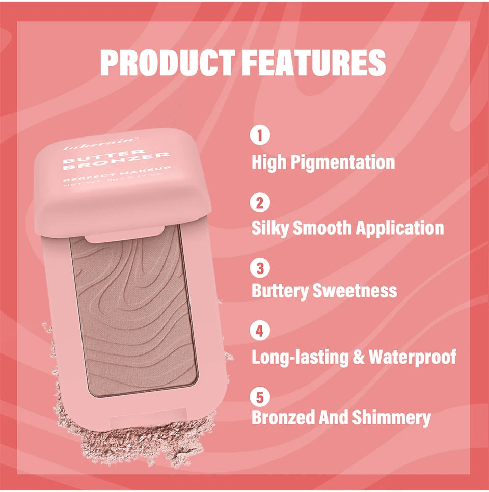Bronzer Makeup Contour Soft Matte High Pigmentation Long-lasting Waterproof Bronzed And Shimmery Palette Powder Korean Makeup