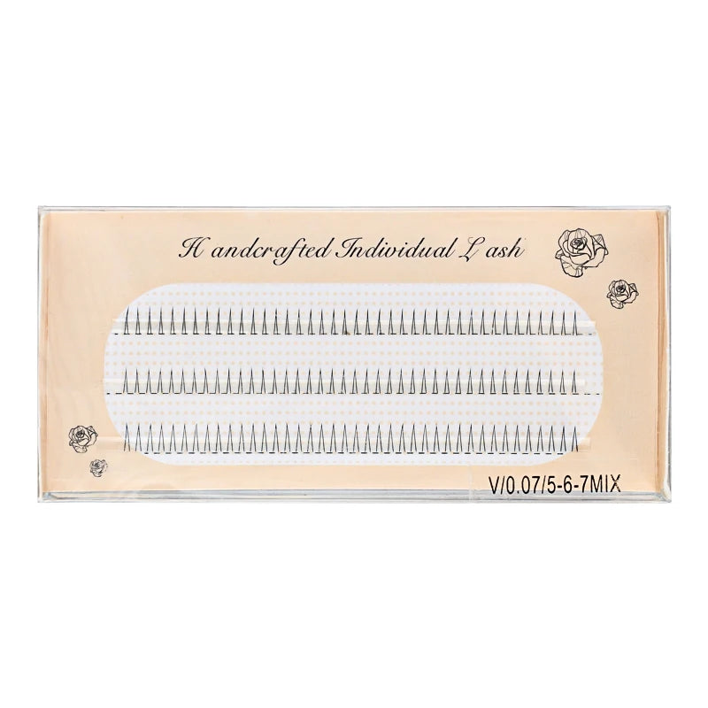 Individual Lashes 120 Clusters V-Shaped Lower Eyelashes 5/6/7mm Natural Lower Under Eyelash Easy Grafting Makeup Extension Tools