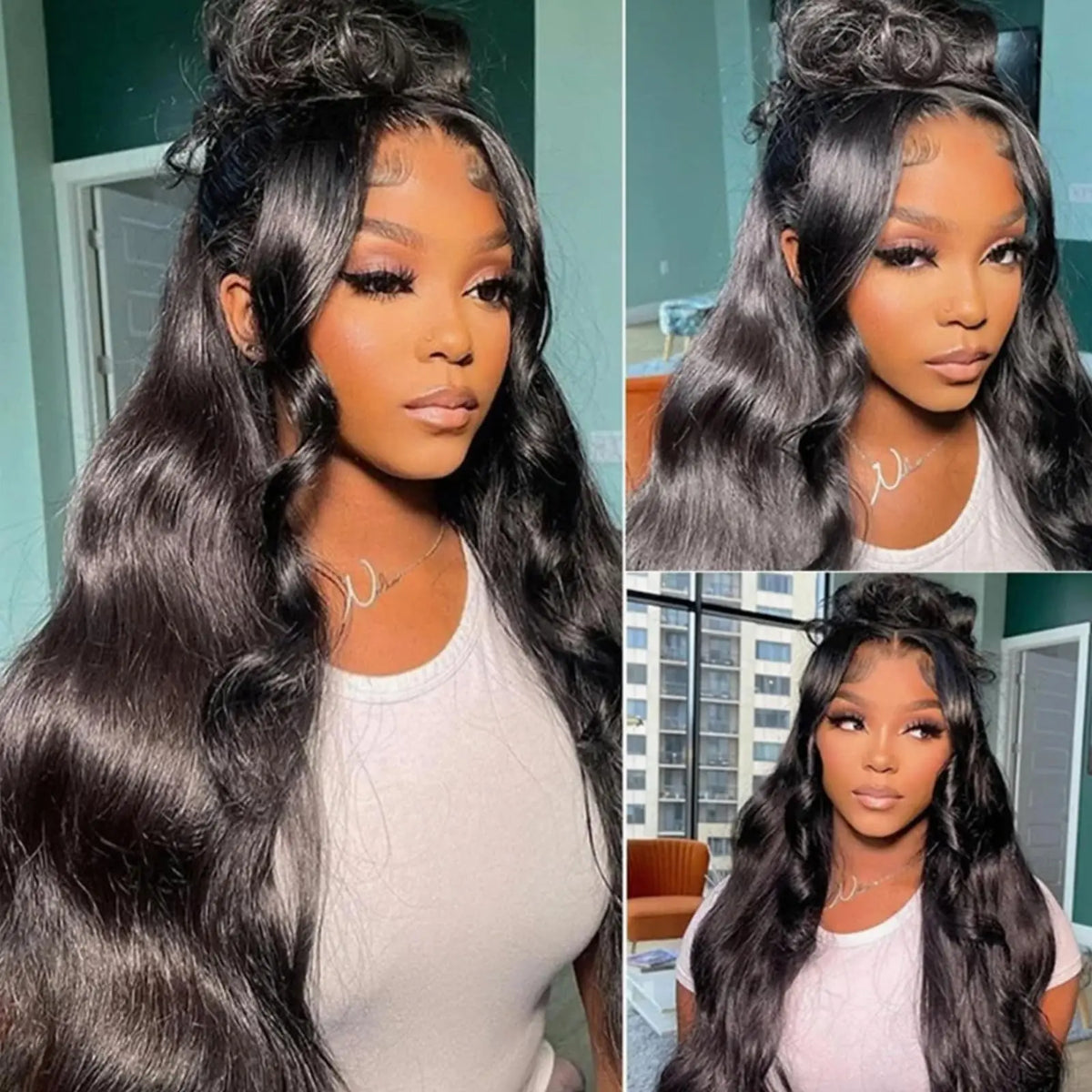 Wear and Go Glueless Wigs Pre Plucked Pre Cut Body Wave Bob Wig Human Hair wigs for black women