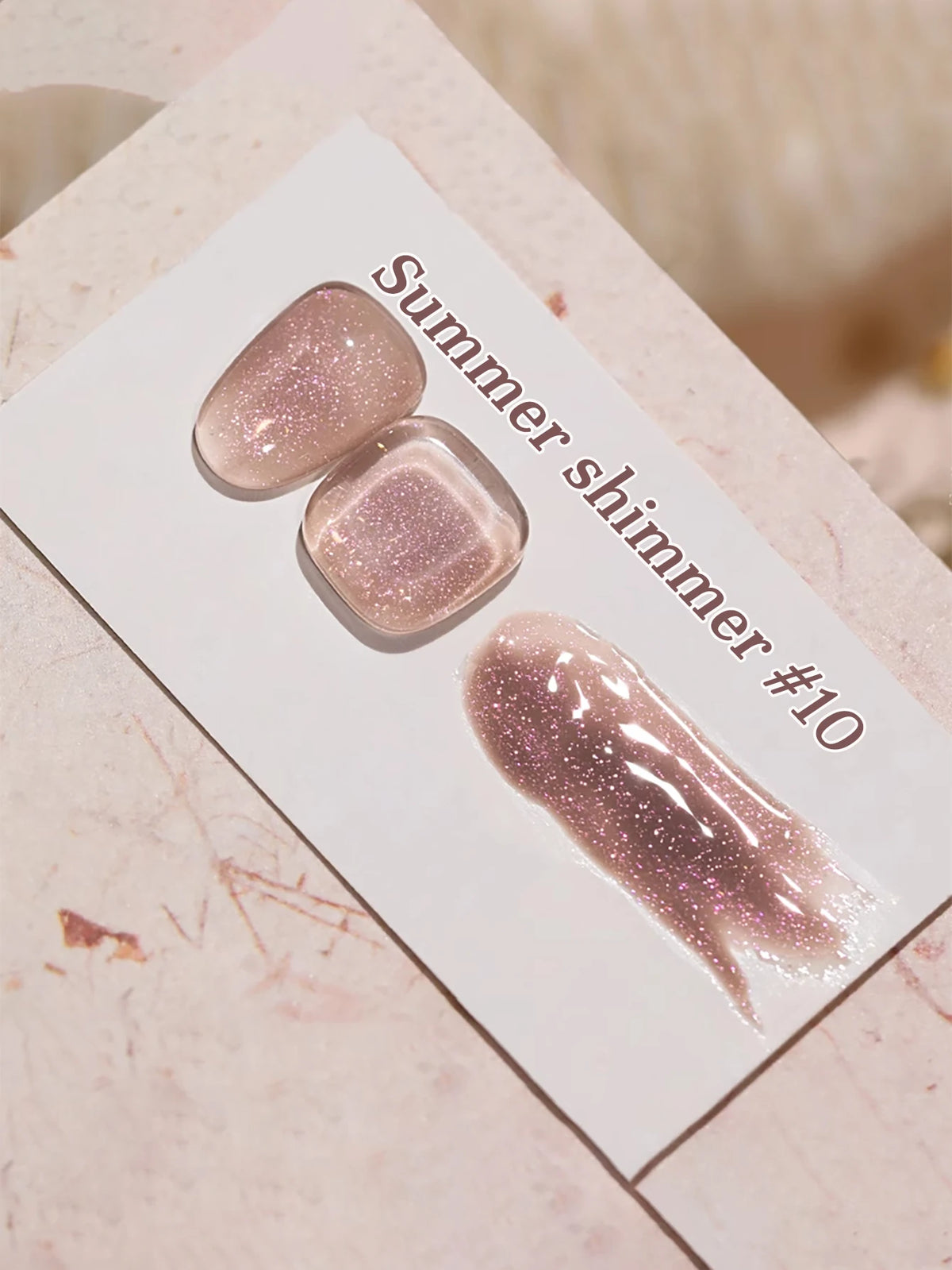 MN 1-9PCS Pink Blue White Green Color Series Gel Nail Polish With Strobe Glitter Brocade Diamond Gel Polish