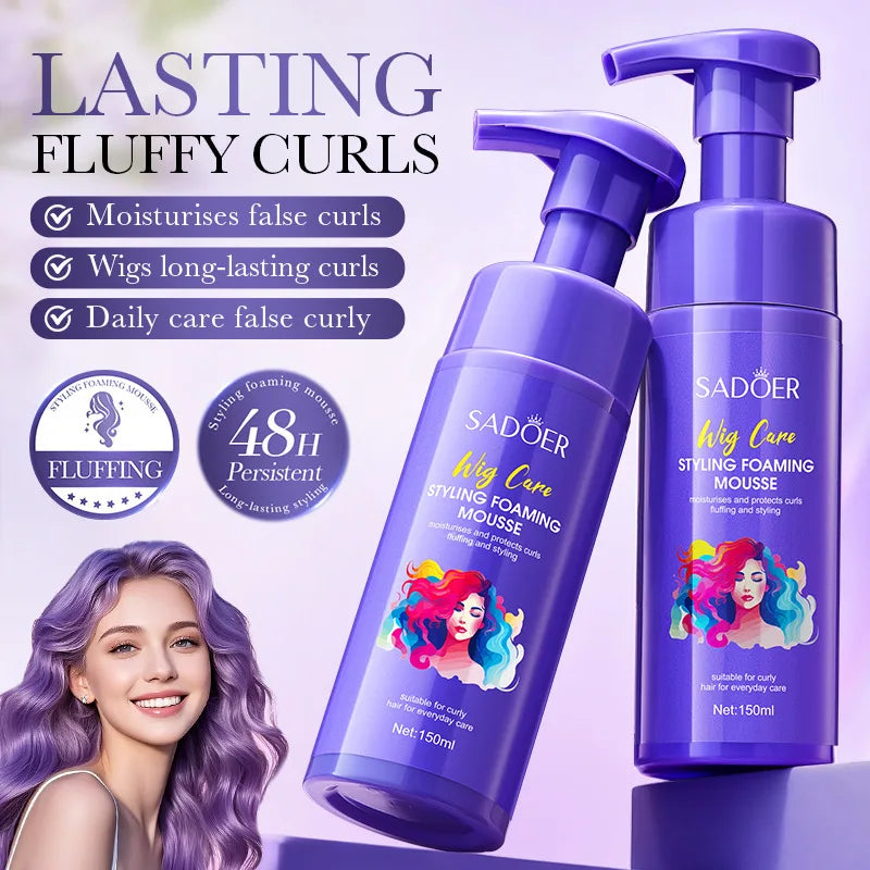 Volumizing Hair Mousse 150ml - Lightweight Styling Foam for Lift & Hold, Refreshing & Long-Lasting Control, Reduces Frizz