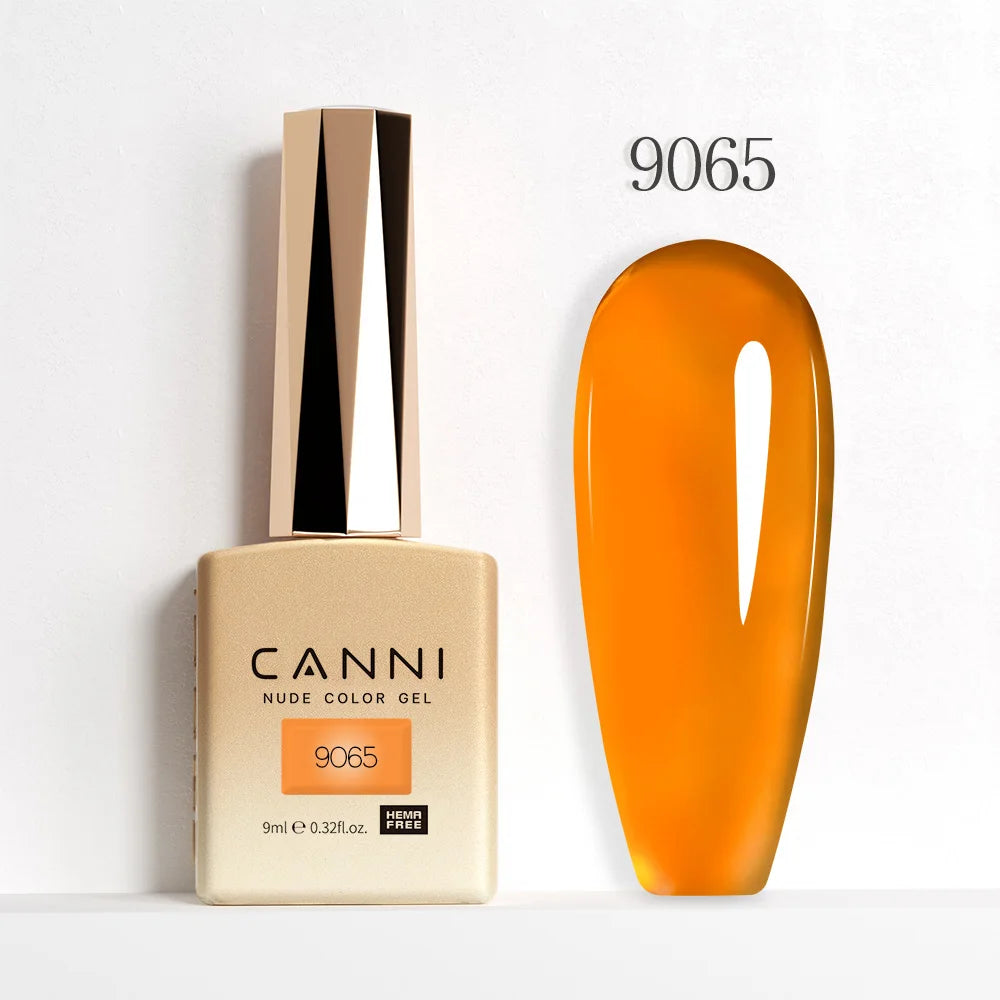 CANNI Christmas Color Gel Polish 9ml Hema Free TPO Free Nail Gel Polish Winter Colors Semi Permanent Gel Super Texture Brush