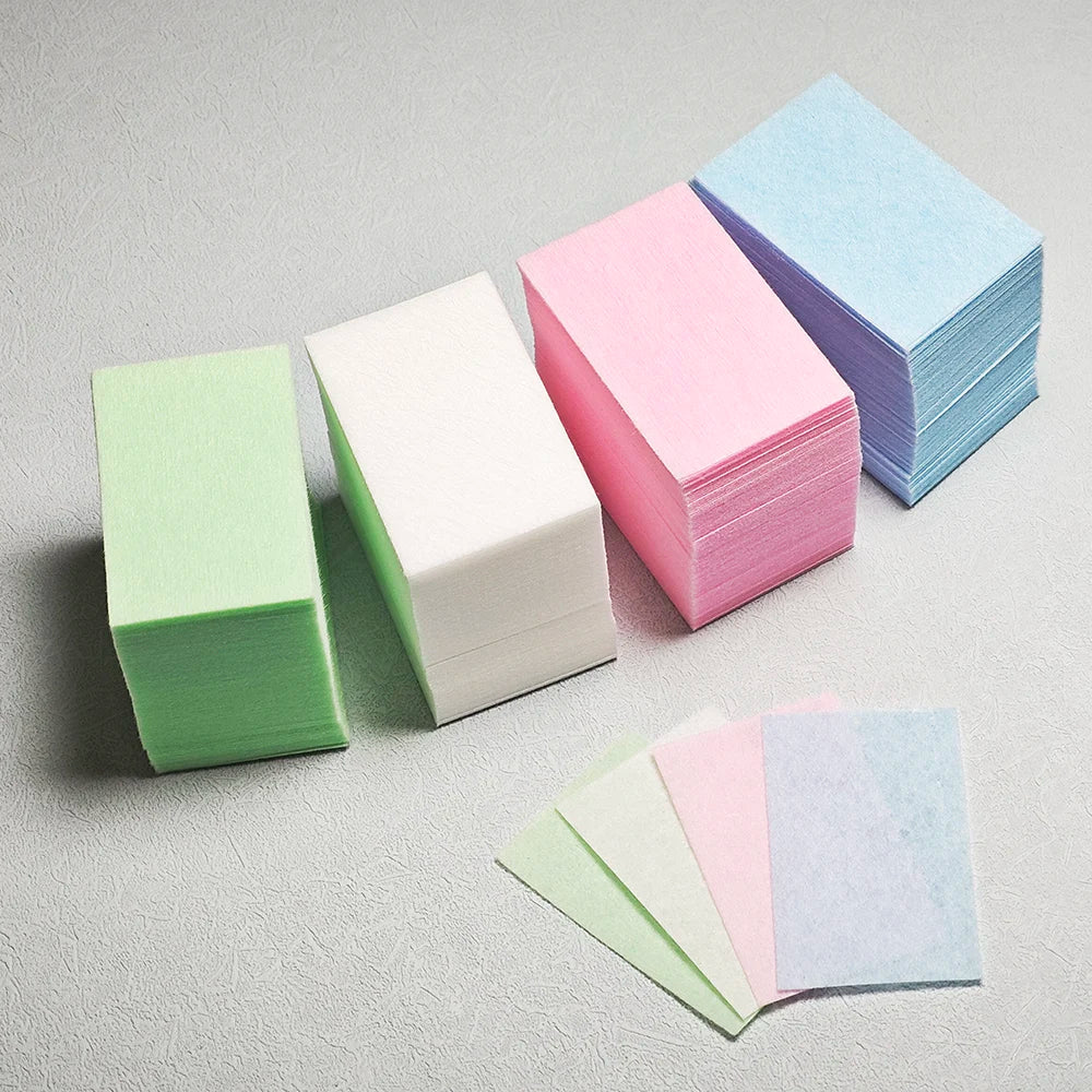 Nail Polish Remover Lint Free Nail Art Removal Wipes Cotton Pad Gel Nail Polish Eyelash Glue Cleaning Wipes Nails Accessories