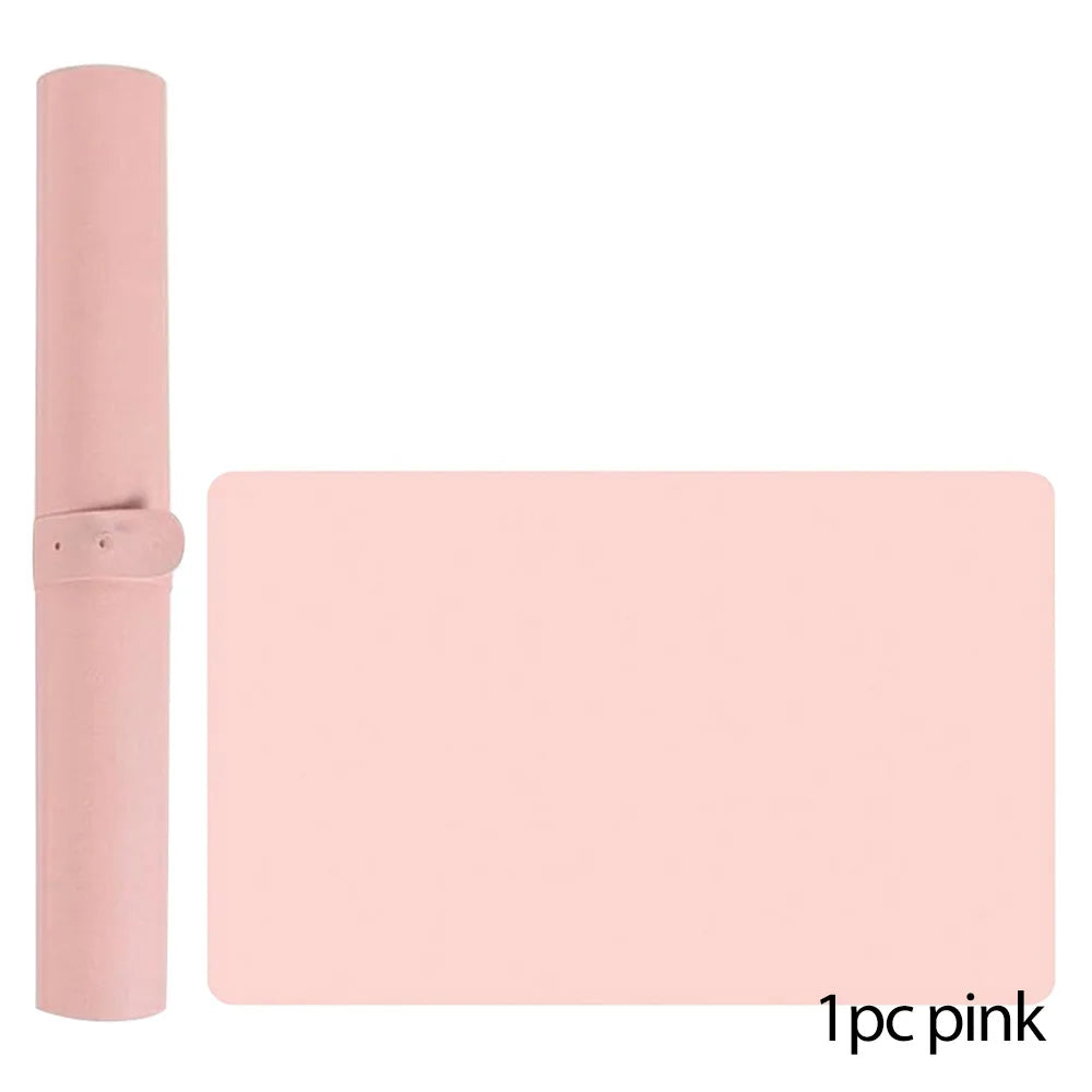 1/2pcs Nail Art Table Mat Foldable Nail Mat for Nail Soft Arm Rest Pad Nails Training Desk Mat Manicure Professional Salon Tools