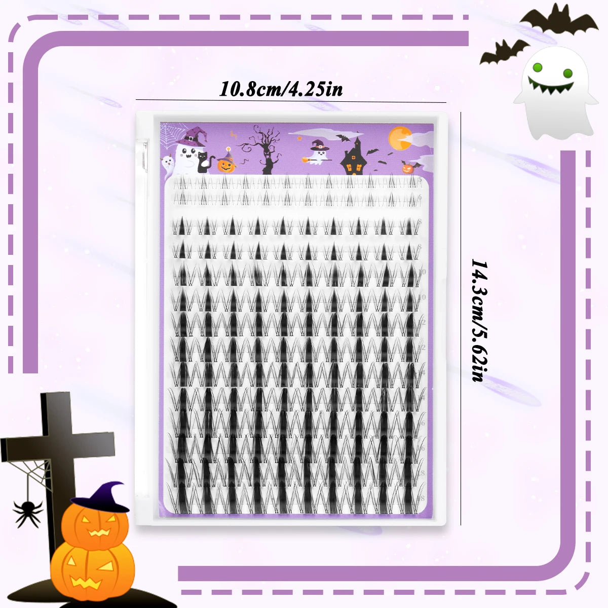 DIY Lash Clusters Wispy Eyelash Extensions Eyelashes Clusters with Lower Lashes Reusable Halloween Christmas Makeup