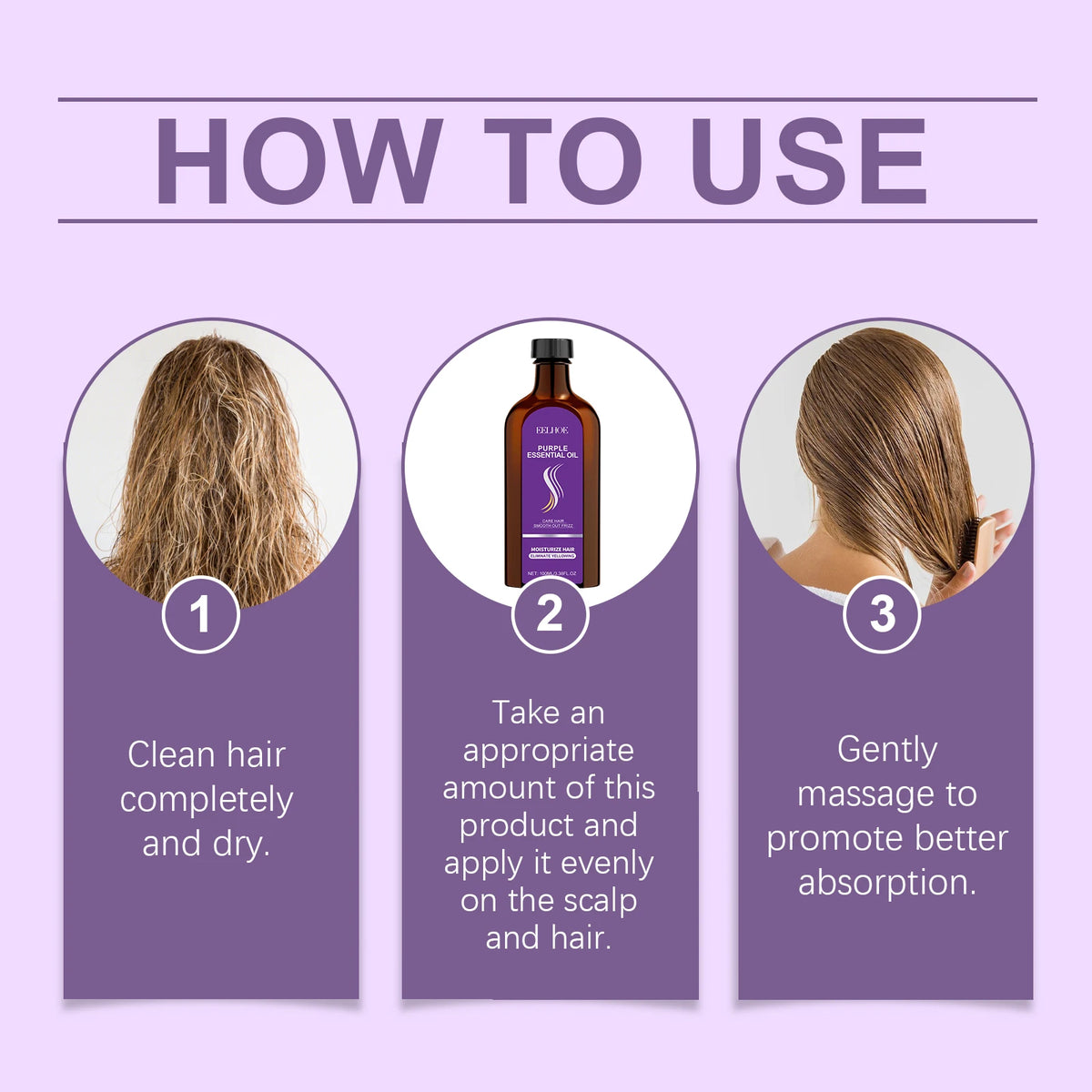 Hair Oil Treatment For Dry Damaged Frizz Hair Smooth Shine Split Ends Repair Moisturizer Nourishing Serum Leave-in Conditioner