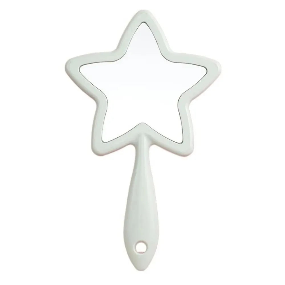 New Single-sided Handheld Mirror High-definition Portable Make-up Mirror Hanging Hole Wall Mountable Dental Mirrors Gift