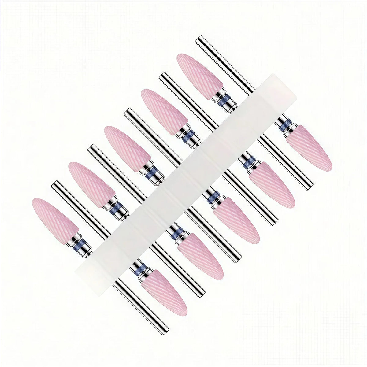 10pcs Ceramic Nail Buffering Heads for Perfect Nail Finish Professional Grade Ceramic Material for Smooth And Shiny Nails