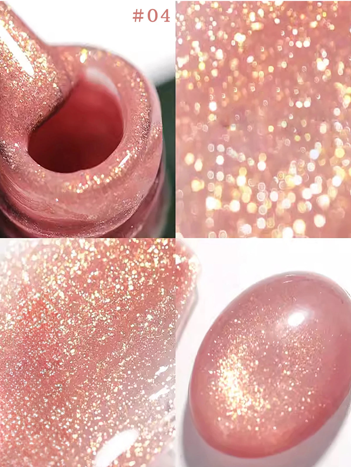 MN 1-9PCS Pink Blue White Green Color Series Gel Nail Polish With Strobe Glitter Brocade Diamond Gel Polish