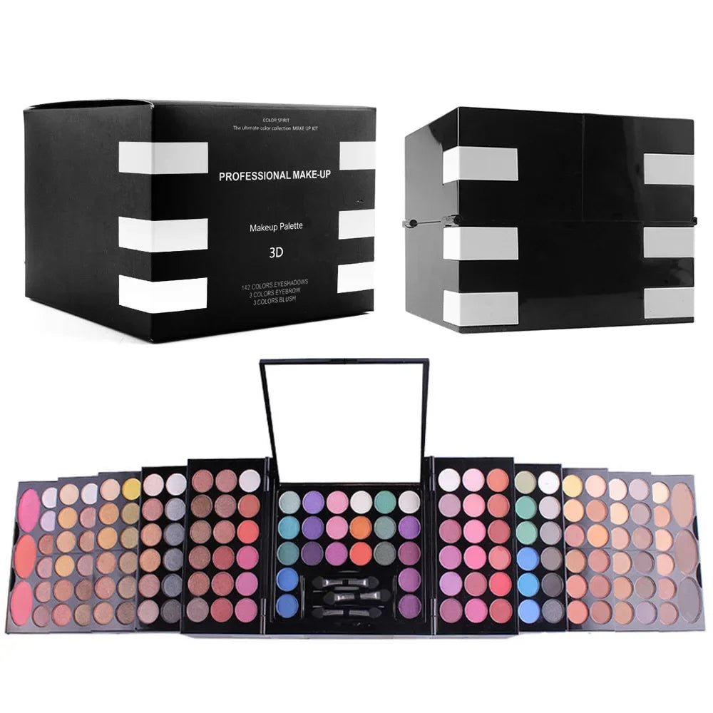 Best-Selling Popfeel Makeup Kit Full Set Eyeshadow Eyeliner Lip Gloss Christmas Valentine Day Halloween Gift for Women Cosmetics