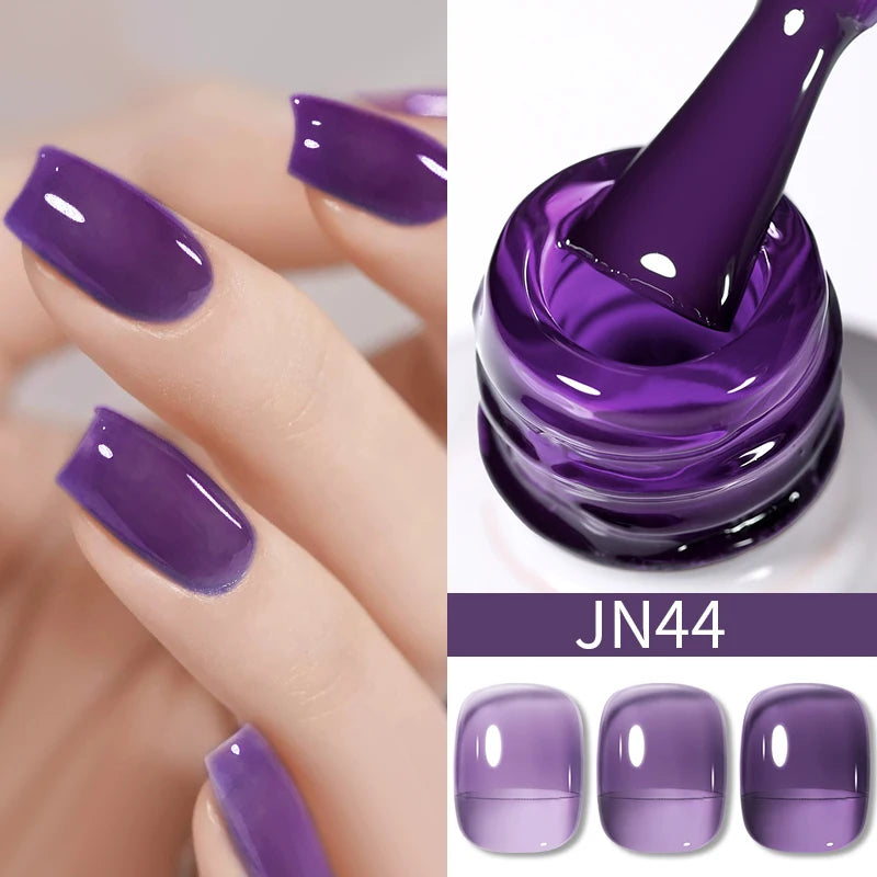 BORN PRETTY Water Light Cat Magnetic Gel Nail Polish Nude Milk White Jelly Color Semi Permanent Soak Off UV LED Gel Varnish DIY