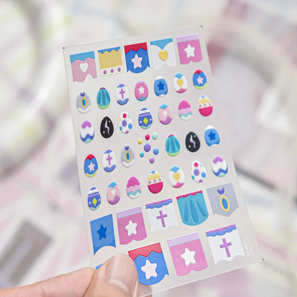 Christmas New Year Theme White Sheep Gift Box Plaid Bow Apple Snowflake Star 5D Nail Stickers Self‑adhesive Nail Holiday Party