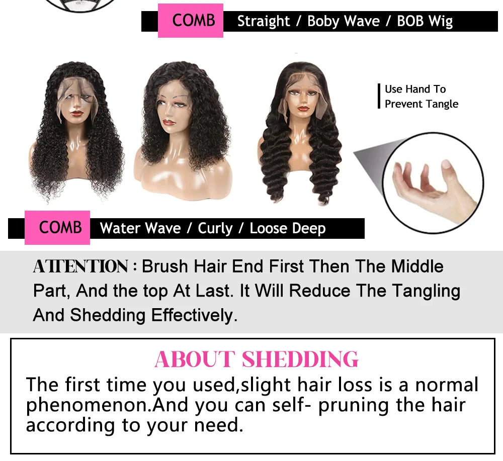 13x4 Lace Front Wig Bob Human Hair Brown Straight 180% Full Density Transparent Lace Frontal Wigs Bob Hair Lace Front Wig