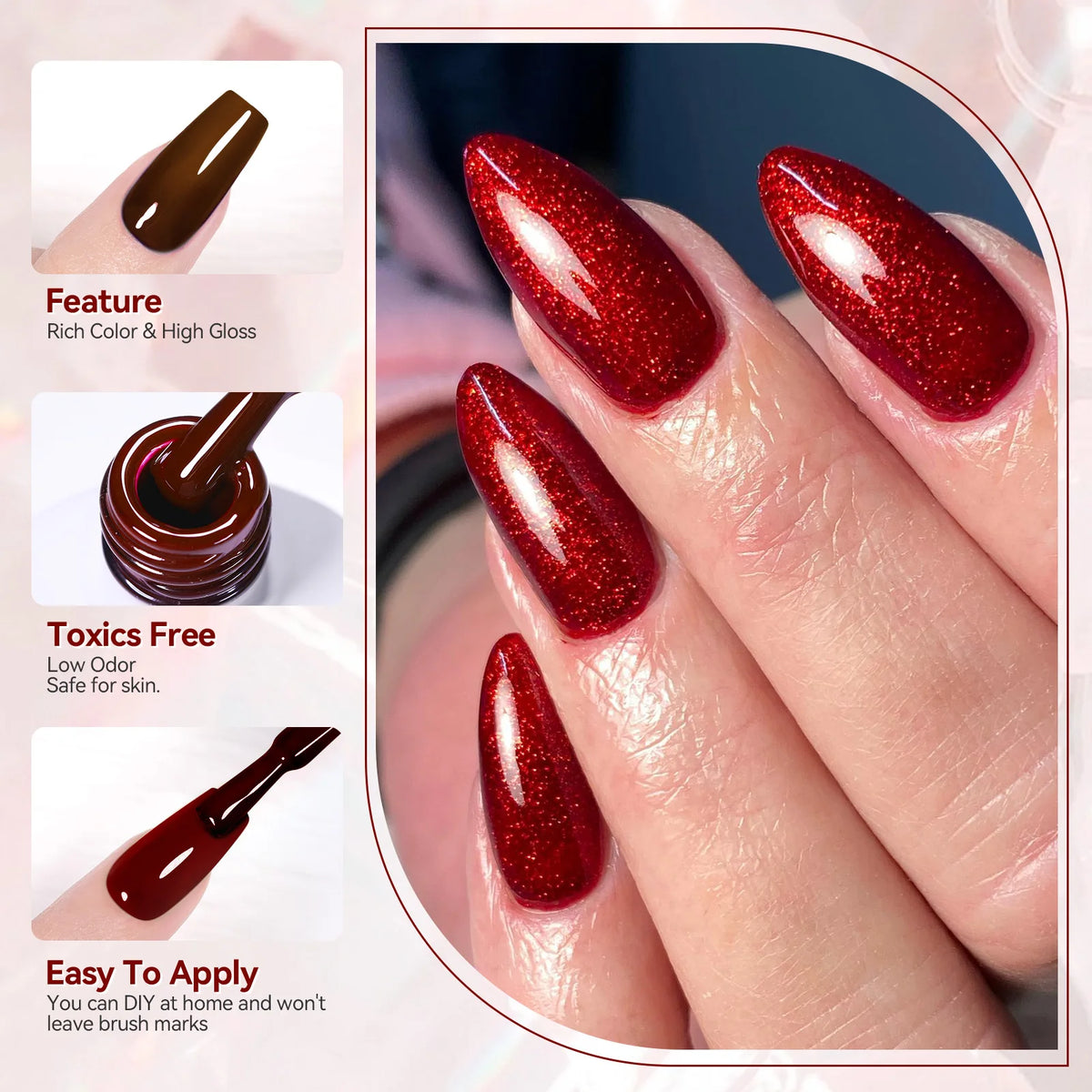 BORN PRETTY 130Colors Nail Gel Polish 10ml Vernis Semi Permanent Nail Art Manicure Soak Off LED UV Gel Nail Polish Nail Supplies