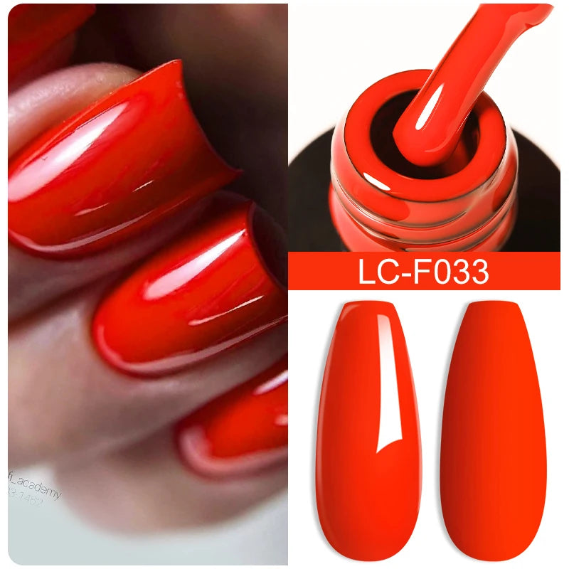LILYCUTE 7ML Matte Fluorescence Color Gel Nail Polish Spring Summer All For Manicure Base Top Coat Semi Permanent Nails Art Gel