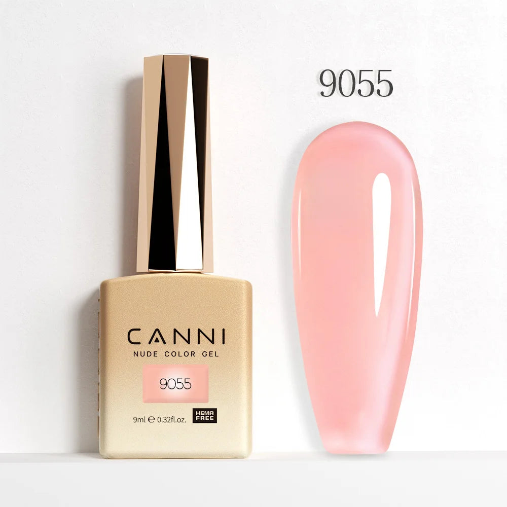 CANNI Christmas Color Gel Polish 9ml Hema Free TPO Free Nail Gel Polish Winter Colors Semi Permanent Gel Super Texture Brush