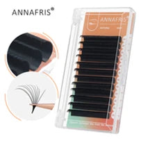 GLAMLASH Color Lash Purple Blue Brown Green Red White Pink Yellow Eyelash Extensions Individual False Colored Mink Lashes Makeup