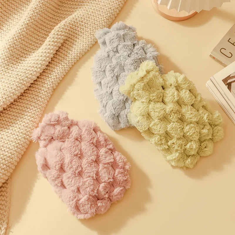 1000/500ML Hot Water Bottles Bag Water-filling Hot-water Bag for Female Warm Belly Hands and Feet Keep Hand Warmer Hot Water Bag