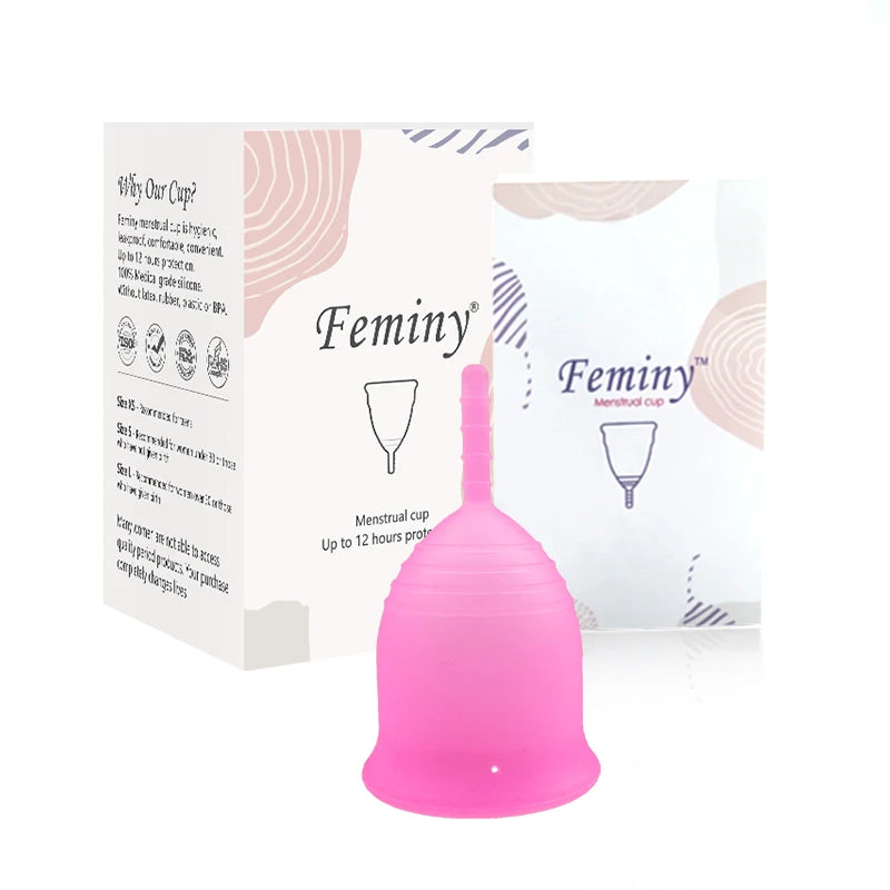 Soft Menstrual Cup 100% Medical Silicone Woman Period Use Hypoallergenic Certified Menstrual Collectors Menstruation Cups