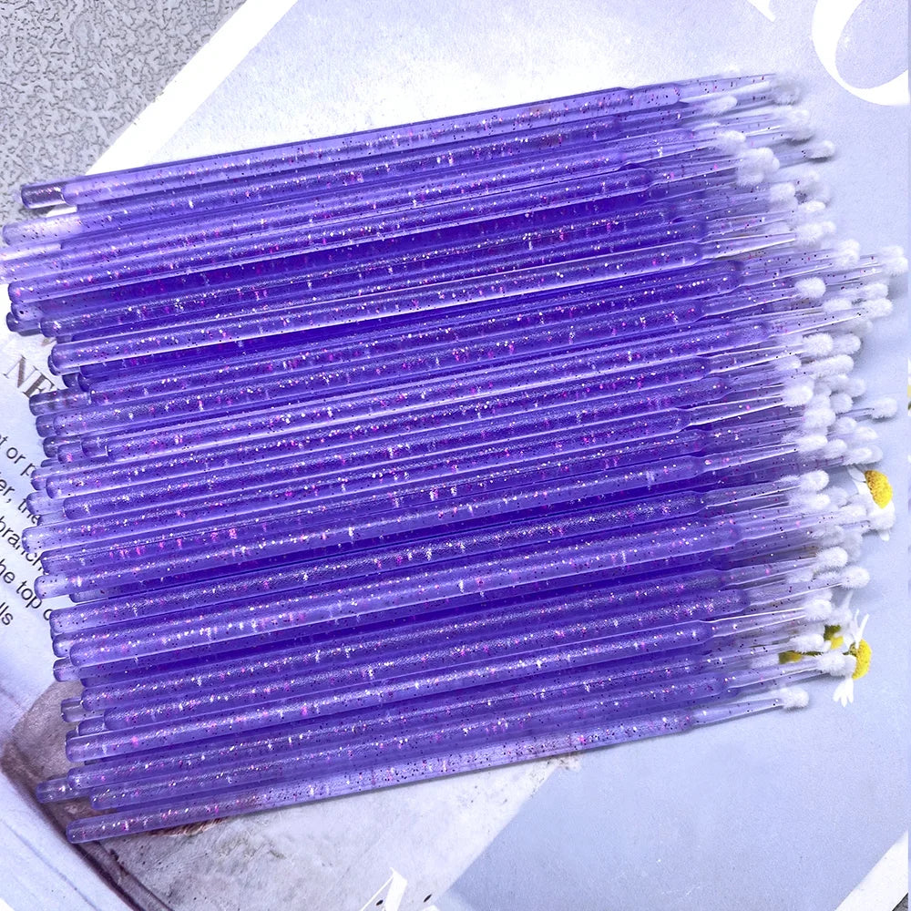1000pcs Micro Brush Micro Swabs for Eyelash Extension Disposable Micro Applicator Brush Micro Eyelash Sticks Makeup Tools