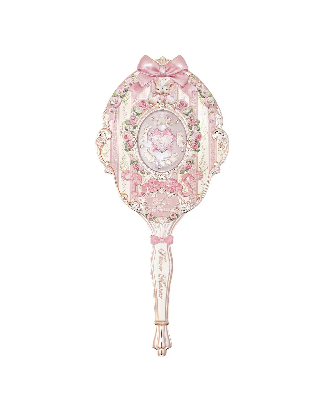 Flower Knows Snow Ballet Hand Mirror Fairytale Portable Makeup Mirror,Cute Collectible Cosmetic Mirror for Purse & Travel