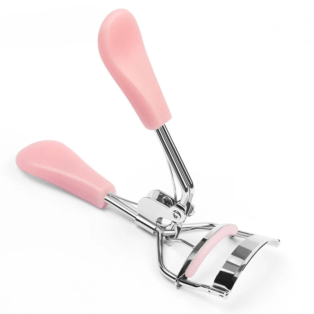 CNKESS 1Pc Pro Makeup Eyelash Curler Beauty Tools Lady Women Nature Style Cute Eyelash Handle Curl Eye Lash Curler random color