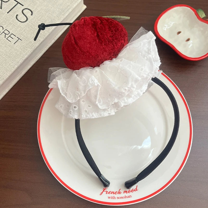 Christmas New Year Apple Headband Festival Party Photo Headband Hair Clip Hair Accessories Christmas Creative Decorations
