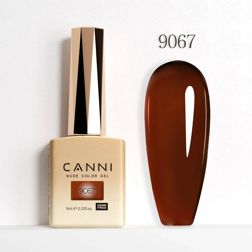 CC5 CANNI Nail Gel Polish HEMA FREE Christmas Red Winter Color Nail Gel Polish New Year Gel Design Soak Off UV LED Varnish 9ml