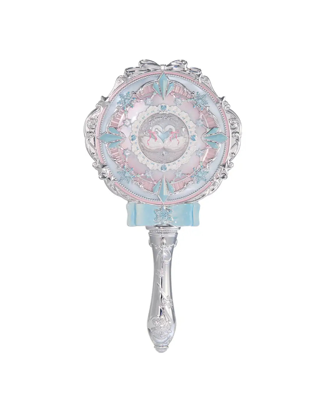 Flower Knows Snow Ballet Hand Mirror Fairytale Portable Makeup Mirror,Cute Collectible Cosmetic Mirror for Purse & Travel