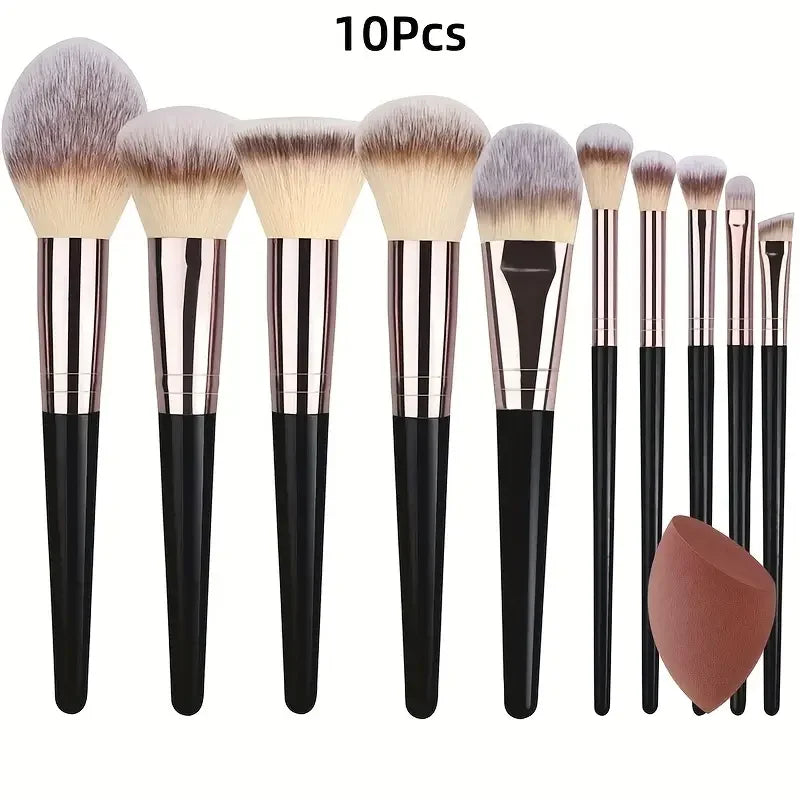 3-20PCS Makeup Brushes Set Soft Fluffy Eyeshadow Foundation Concealer Blending Blush Brush Kabuki Professional Women Beauty Tool