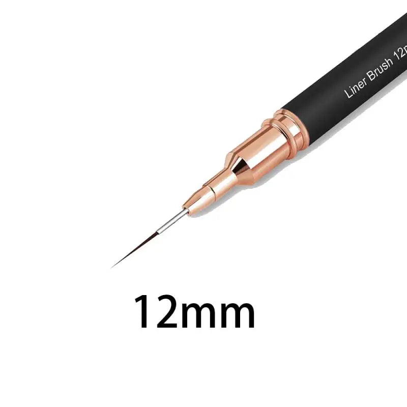 5-25mm Leopard Print Nail Art Brushes Double HeadLiner Brush Striping Drawing Painting Nail Design Brushes Manicure Thin Details