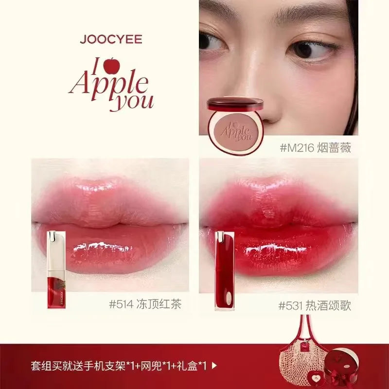 Joocyee Christmas Blush Lipstick Limited Makeup Gift Box