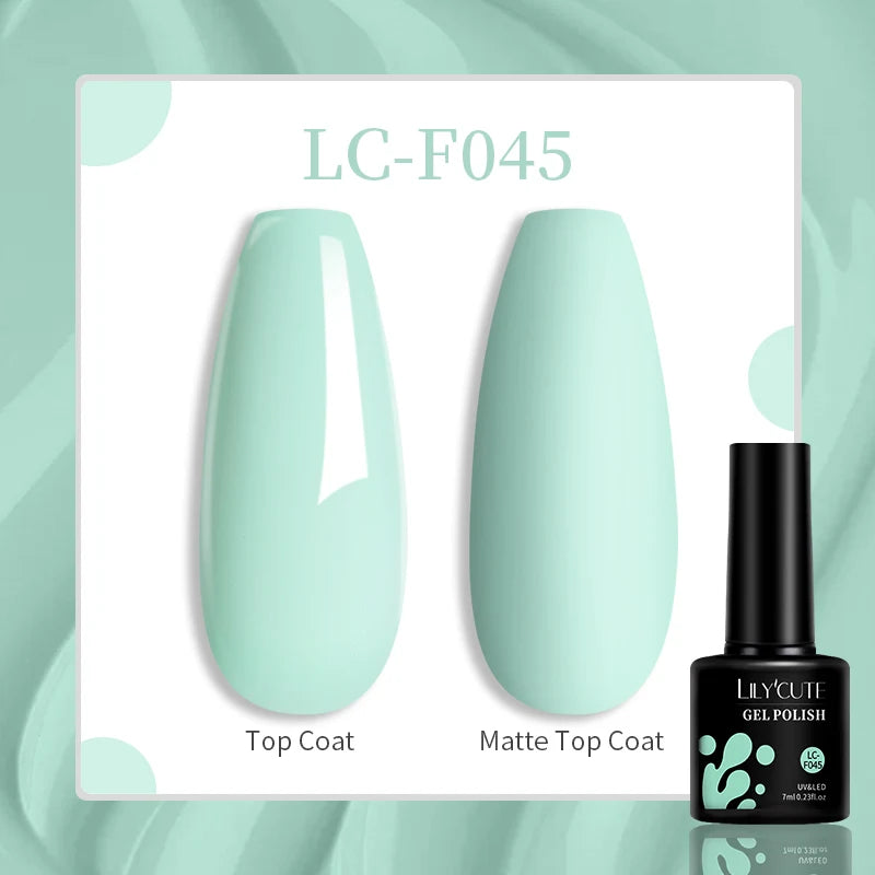 LILYCUTE 7ML Quick Extension Nail Gel Vernis Semi Permanent Acrylic Crystal White Clear Nude Gel Nail Polish UV Construction Gel