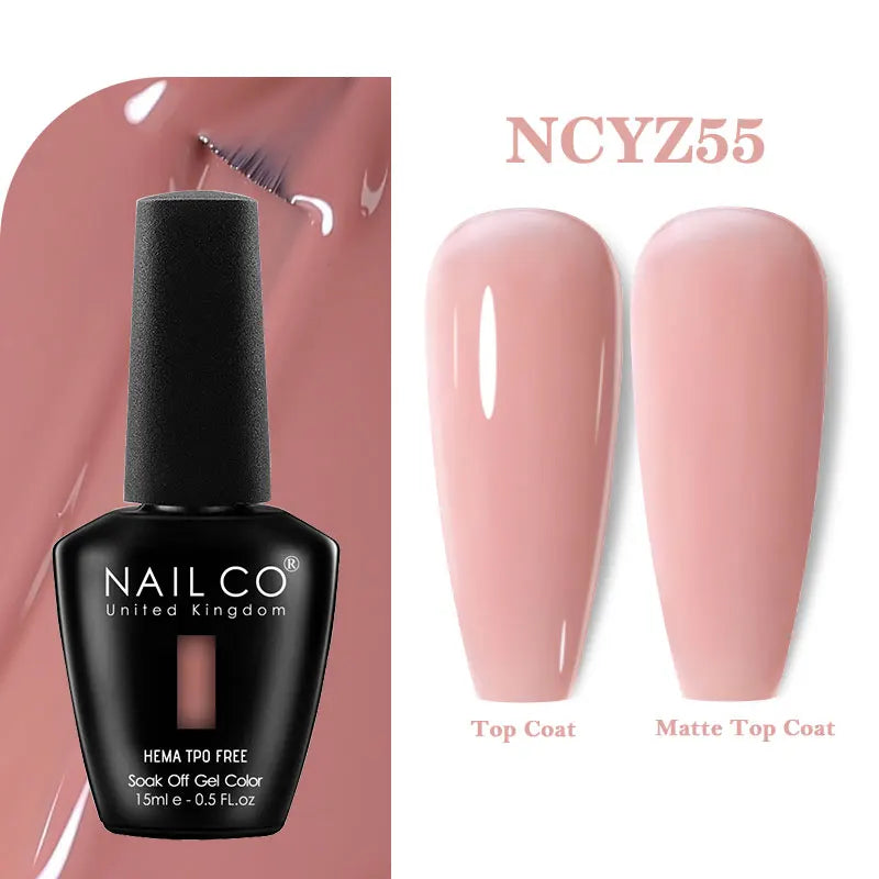 NAILCO 15ml TPO-Free Nail Gel Polish Vernis Semi Permanent Nails Art Manicure Design Hybrid Remover Gel Top Coat Ongle Gel UV