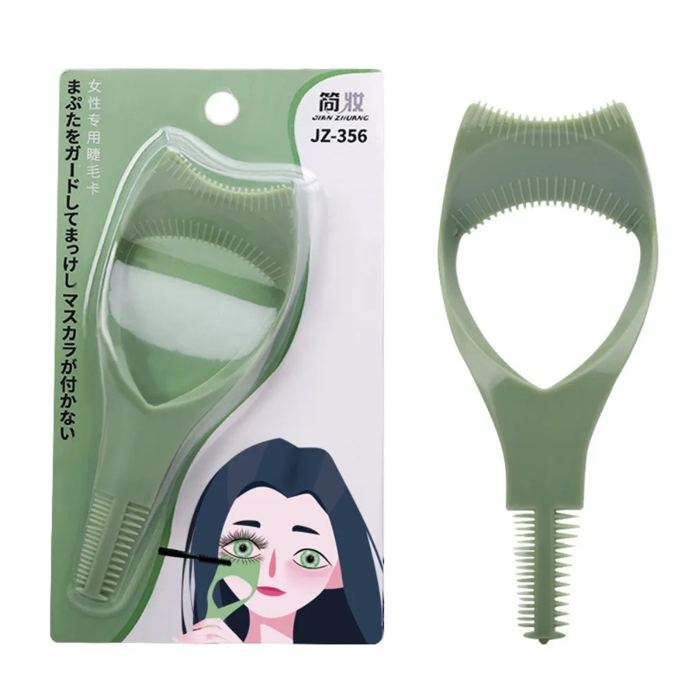 Eyeliner Assistant 3-In-1 Eyelash Comb Template Protect Eyes Crystal Mascara Shield Cosmetic Guide 3 In1 Eyelashes Tools