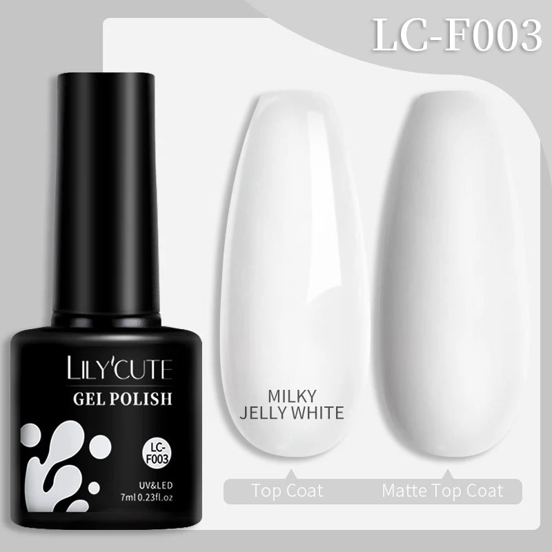 LILYCUTE 7ml Champagne Rose Gold Glitter Gel Nail Polish Colorful Sparking Long Lasting Manicure Soak Off Nails Art Gel Varnish