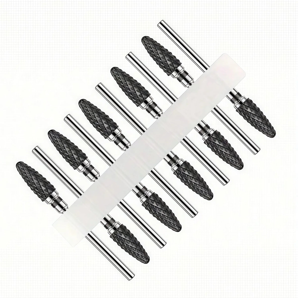 10pcs Ceramic Nail Buffering Heads for Perfect Nail Finish Professional Grade Ceramic Material for Smooth And Shiny Nails