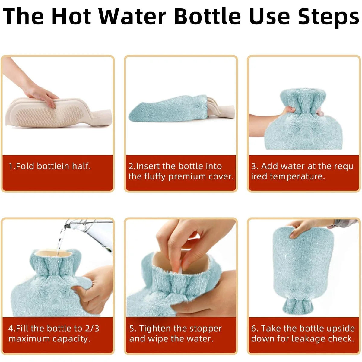 Large-capacity Hot Water Bottle Injection Water Heating Foot Bed Warm Quilt PVC Warm Kettle Warm Bed Hot Water Bag
