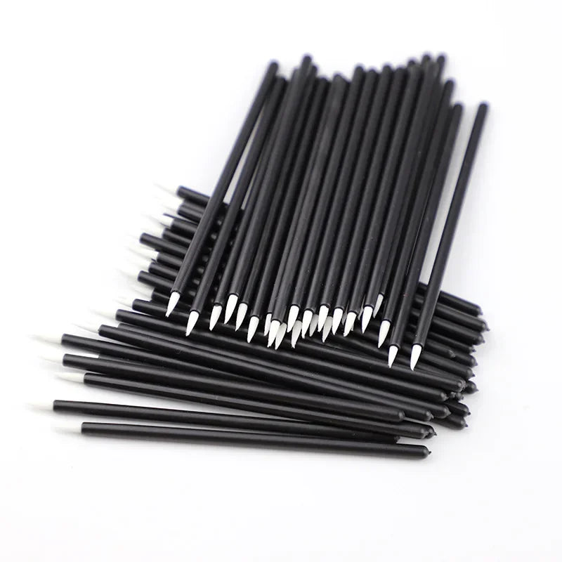 50/100PCS Disposable MakeUp Lip Brush Lipstick Gloss Wands Applicator Make Up Must-Have Cosmetic Tools