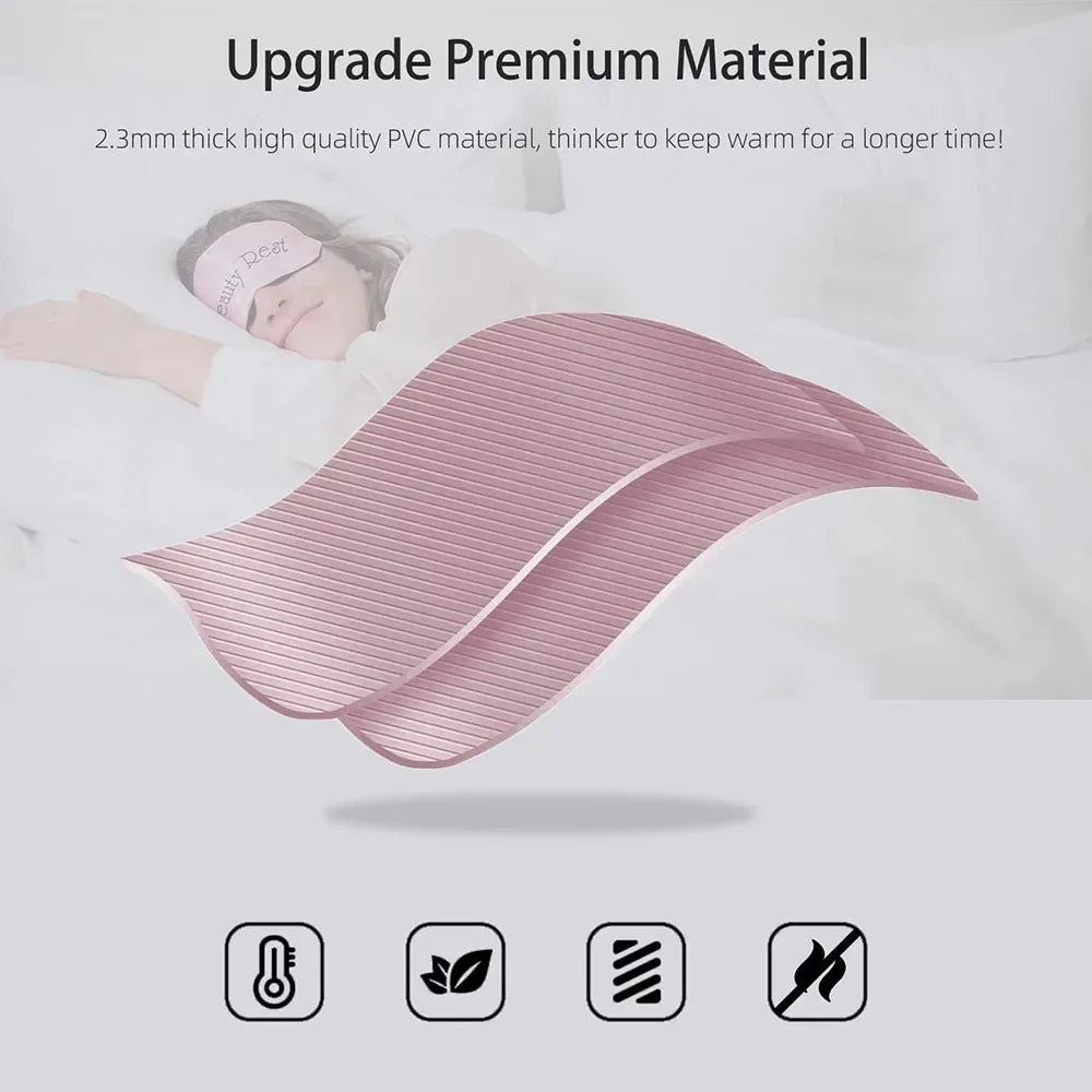 Hot Water Bottle with Knitted Cover Durable 1L/2L Hot Water Bag for Pain Relief Hot Cold Therapy Hand Feet Warmer Women Gifts
