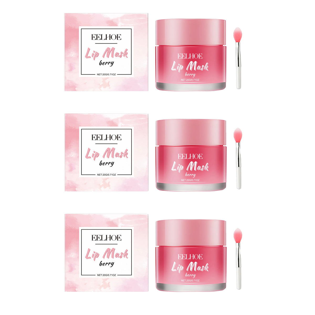 20g EELHOE Moisturizing and Hydrating Sleep Lip Mask – Cleans Dead Skin, Moisturizes Dry Lips, Keeps Them Hydrated and Soft