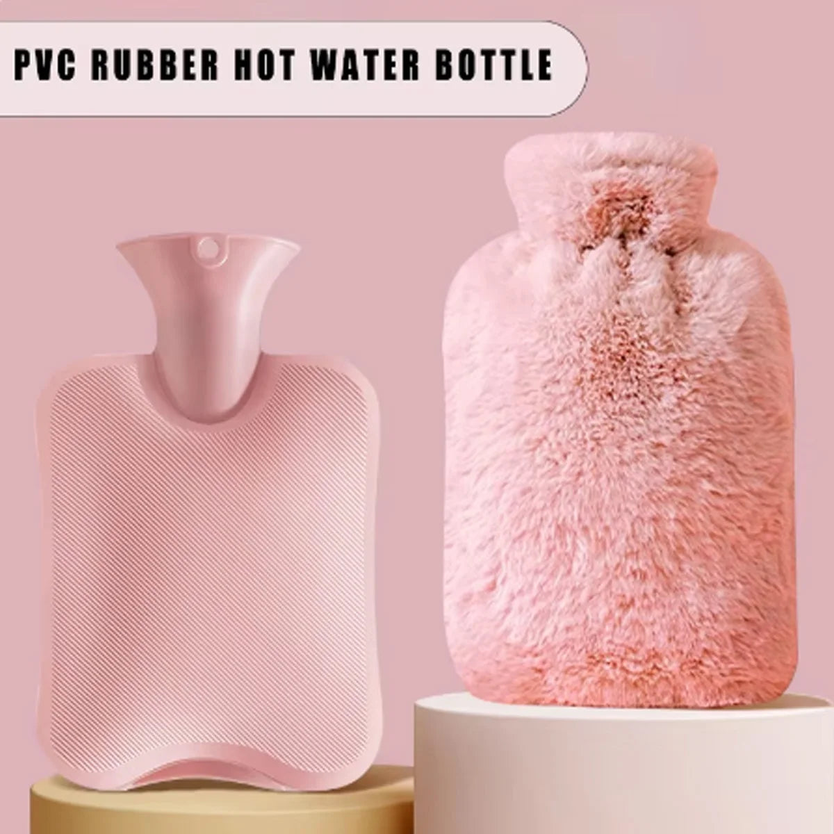 Large-capacity Hot Water Bottle Injection Water Heating Foot Bed Warm Quilt PVC Warm Kettle Warm Bed Hot Water Bag