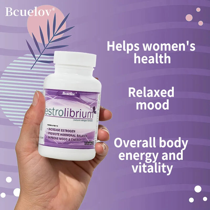 Mood Balance Supplement for Women's Health- Supports Relaxation, Relieves Menopausal and Menstrual Discomfort Capsules, Non-GMO
